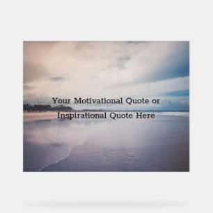 Señal Acrílica Crea tu propio texto inspirador motivacional