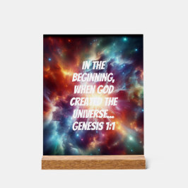 Señal Acrílica Creación divina