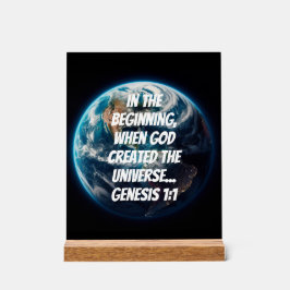 Señal Acrílica Creación divina