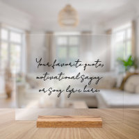 Crear su propia cita Minimalista de Personalizado 