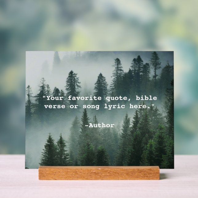 Señal Acrílica Crear su propia cotización (Neutral )