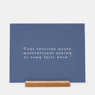 Señal Acrílica Crear su propia cotización