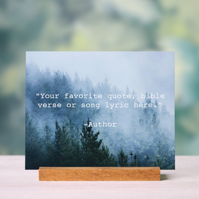 Señal Acrílica Crear su propia cotización (Neutral )