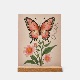 Señal Acrílica Crimson Serenade Personalizada