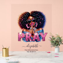 Cristiana basada en la fe de una mujer afroamerica