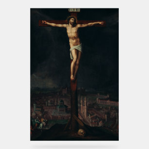 Señal Acrílica Cristo en la Cruz por Gillis Mostaer