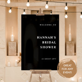 Señal Acrílica Cualquier evento, elegante y moderna bienvenida ne