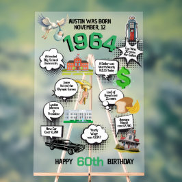 Señal Acrílica Cualquier hecho divertido de cumpleaños