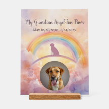 Custom Labrador Retriever Memorial Acrylic Sign