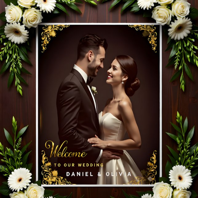 Señal Acrílica Custom Photo Wedding Welcome Sign Foam Board (Subido por el creador)