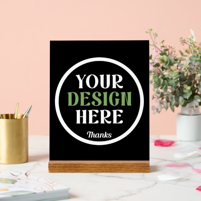 Señal Acrílica custom, unique, sleek & minimalist (Boda)