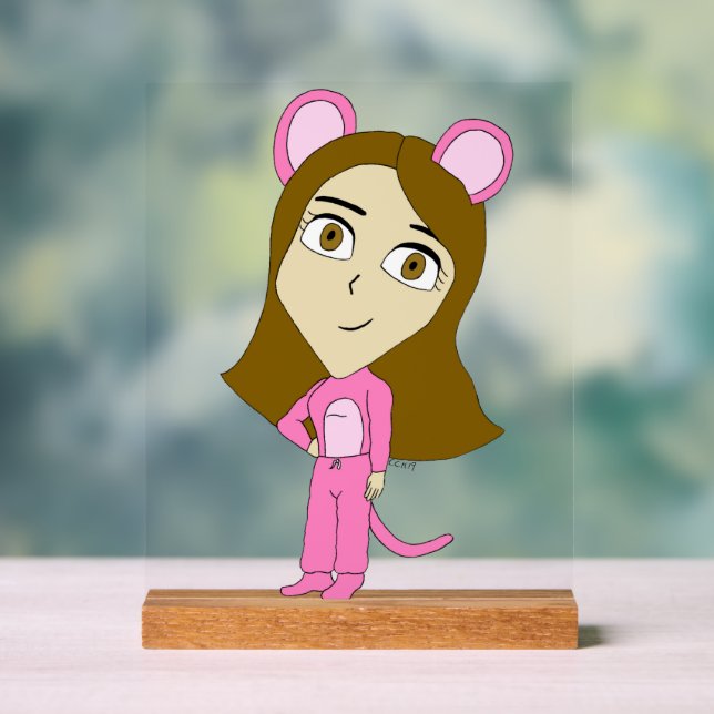 Señal Acrílica cutícula rosa (Neutral )