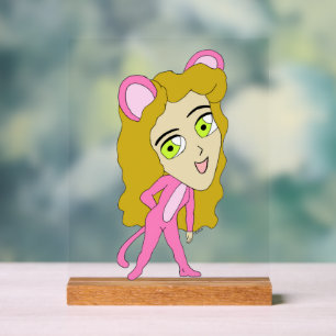 Señal Acrílica cutícula rosa