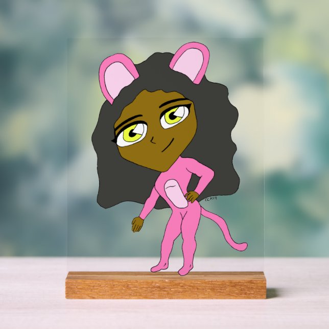 Señal Acrílica cutícula rosa (Neutral )