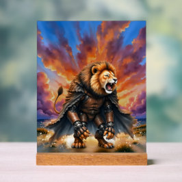 Señal Acrílica Cyber Lion of the Wastelands 