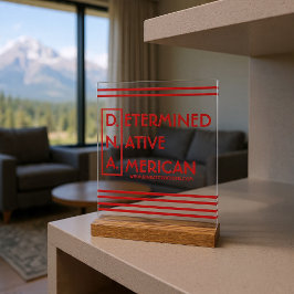 Señal Acrílica D.N.A. - Nativo americano determinado