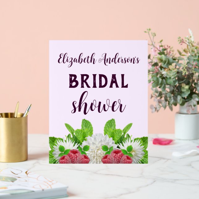 Señal Acrílica Dahlia de Jardín Despedida de Soltera (Boda)