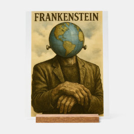 señal acrílica de FRANKENSTEIN