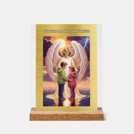 Señal Acrílica Der Schutzengel begleitet Dich