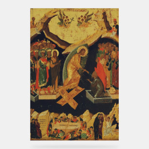 Señal Acrílica Descenso de Cristo al Hades Resurrección de Jesús