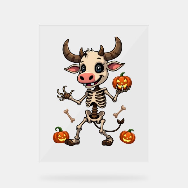 Señal Acrílica Desfile de vacas esqueléticas (Anverso)