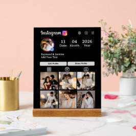 Señal Acrílica Design Your Own 7 Photo Collage