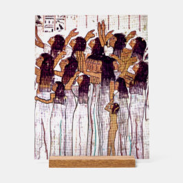 Señal Acrílica Desk top Acrylic Egyptian Art