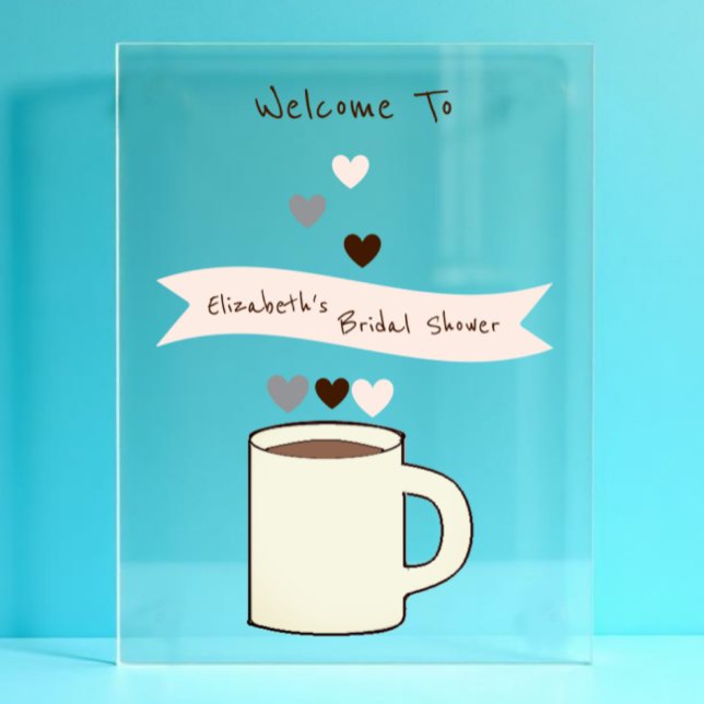 Señal Acrílica Despedida de soltera con café (Subido por el creador)