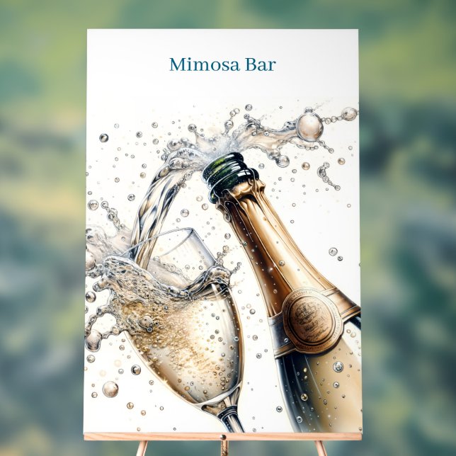 Señal Acrílica Despedida de Soltera en Mimosa Bar (Neutral )