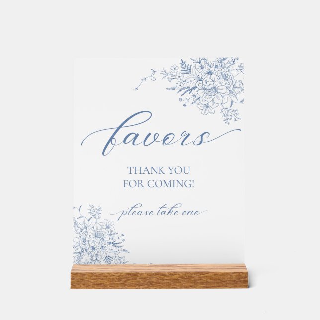 Señal Acrílica Detalle azul de la suerte (Anverso)