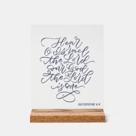 Señal Acrílica Deuteronomio 6:4