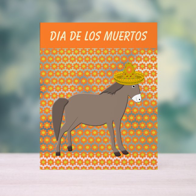 Señal Acrílica Día del Personalizado Muerto (Neutral )