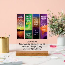 Señal Acrílica DIARIO BIBLIA AFFIRMATIONS Personalizable Christia