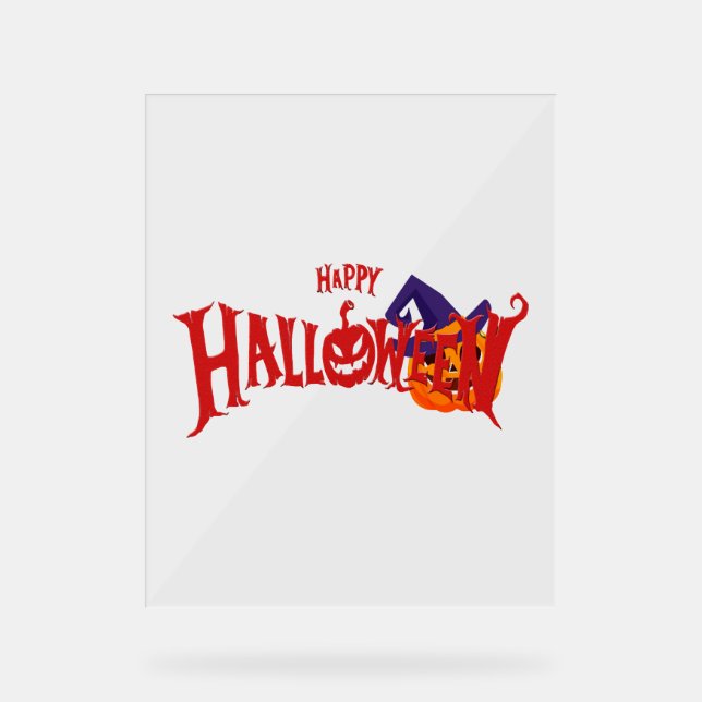 Señal Acrílica Días de halloween (Anverso)