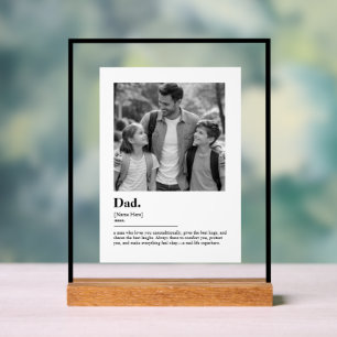 Señal Acrílica Diccionario de definición de regalo personalizado