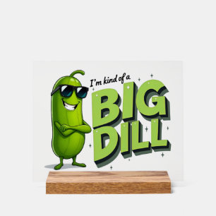 Señal Acrílica Dill Pickles Lovers Gift - Divertidos diseños de P