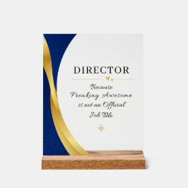 Señal Acrílica Director Office Quote Acrylic Sign