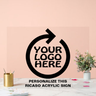 Señal Acrílica Diseñar el logotipo personalizado de su propio Per
