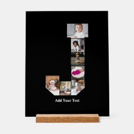 Señal Acrílica Diseñar su propia letra Poster de Collage de fotos