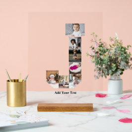 Señal Acrílica Diseñar su propia letra Poster de Collage de fotos