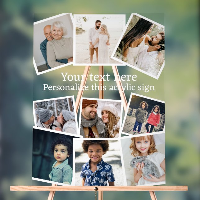 Señal Acrílica Diseñar tu propia foto Personalizado personalizada (Neutral )