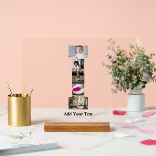 Señal Acrílica Diseñar tu propia letra I Collage de fotos