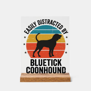 Señal Acrílica Diseño de camiseta de amante de perros vintage Blu
