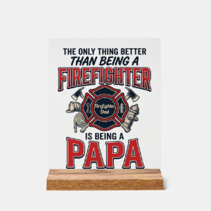 Señal Acrílica Diseño de camiseta de grabado vintage de papá bomb