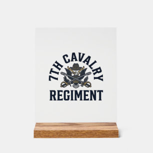 Señal Acrílica Diseño de impresión de pecho del regimiento de cab