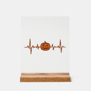 Señal Acrílica Diseño de vector vintage de calabaza latido de Hal