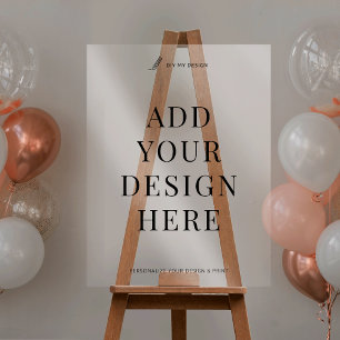 Señal Acrílica Diseño personalizado de impresión de Rótulo de eve