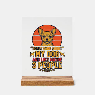Señal Acrílica diseño vectorial de cita vintage para amante de pe