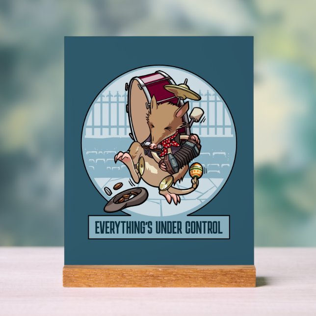 Señal Acrílica Divertido bandicoot todo está bajo control Persona (Neutral )