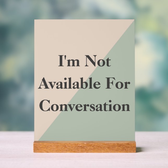 Señal Acrílica Do Not Disturb Quiet Please Productivity (Neutral )